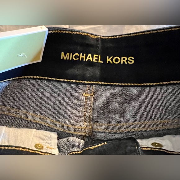 NWT MICHAEL Michael Kors dark wash denim blue jeans. Selma skinny. Women’s 2 - Picture 4 of 10